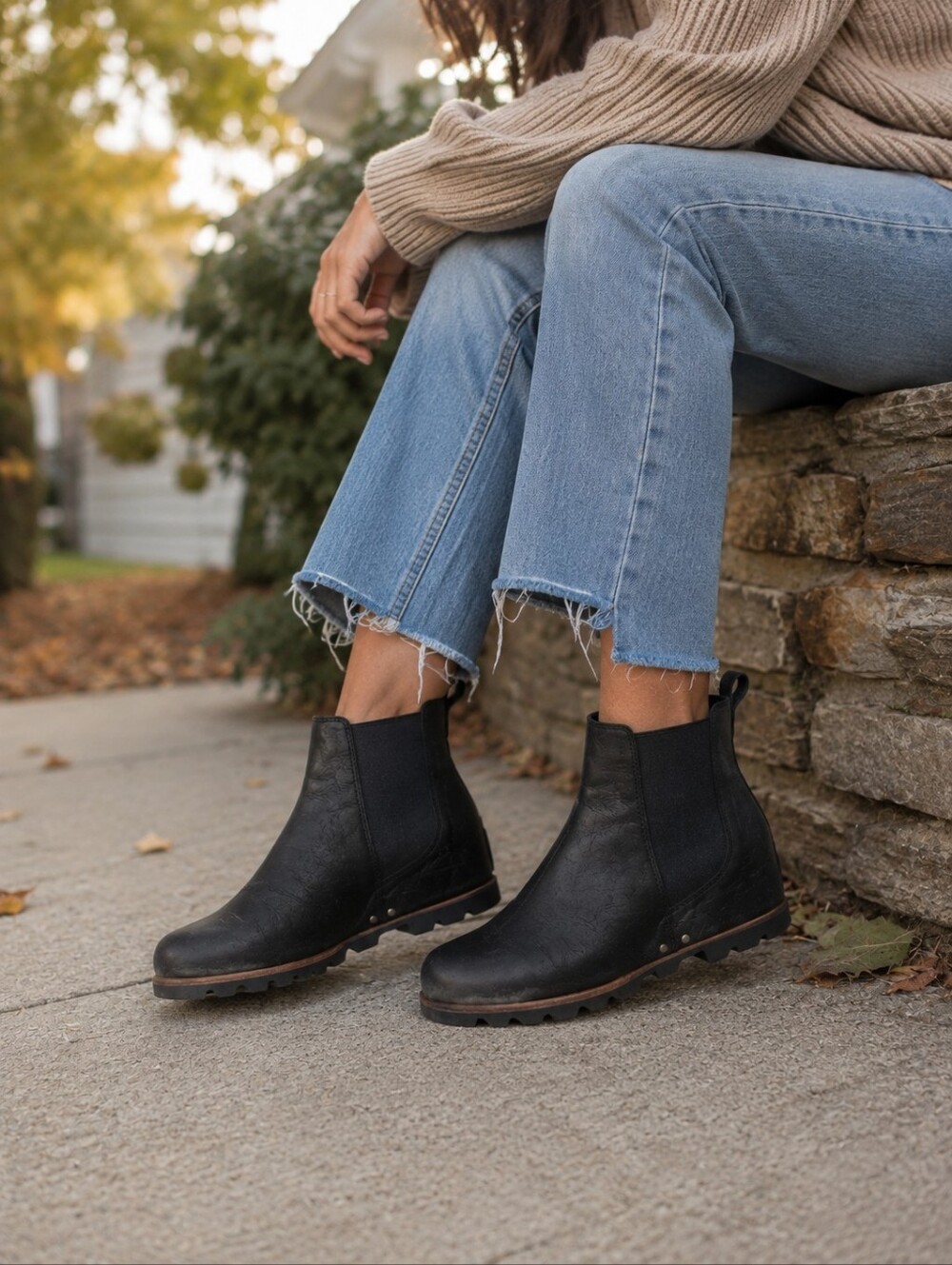 Sorel Women's Lea Wedge Chelsea Boot Size 10.5